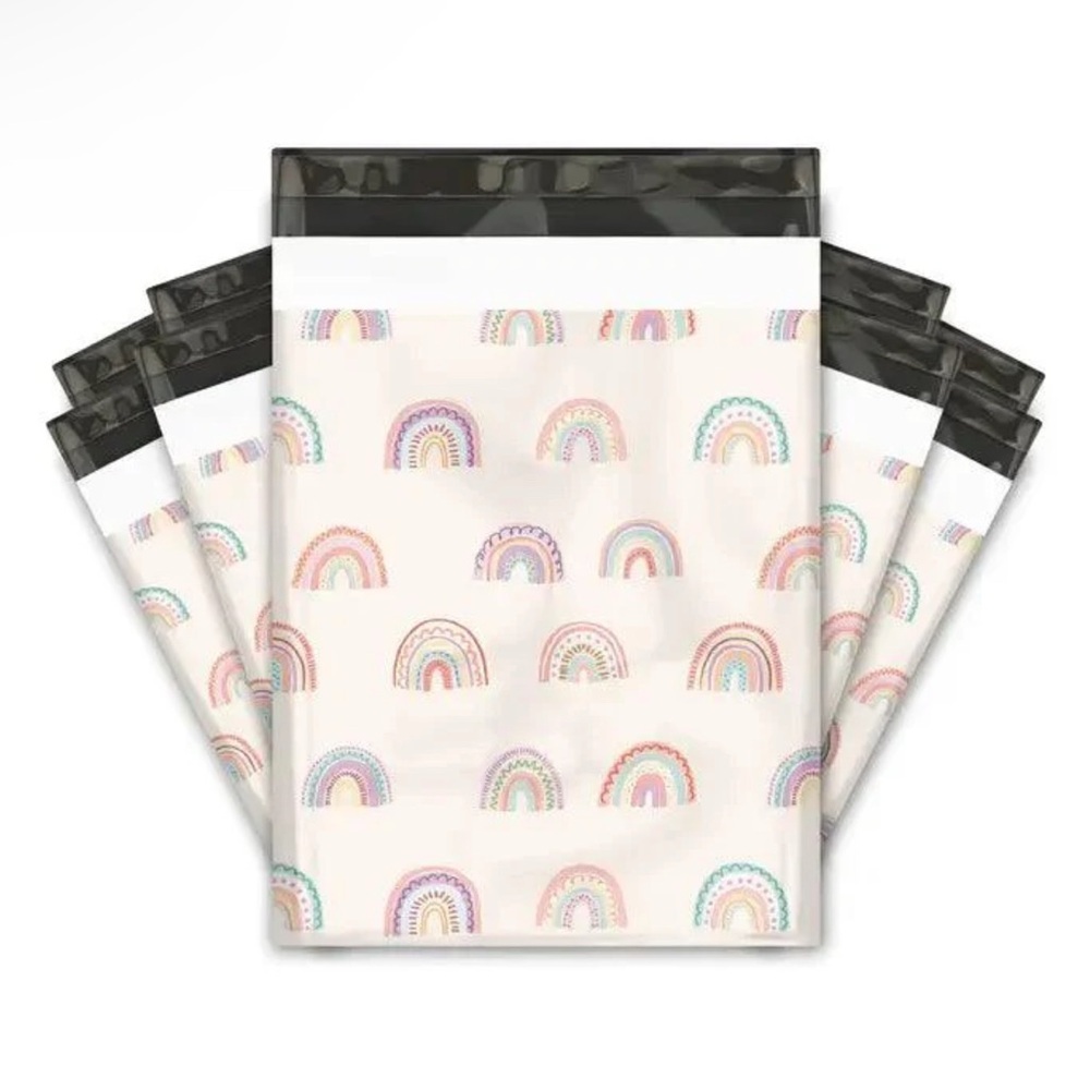🌈 (20 ct) 10x13 Rainbow Poly Mailers with Rainbow Design🌈